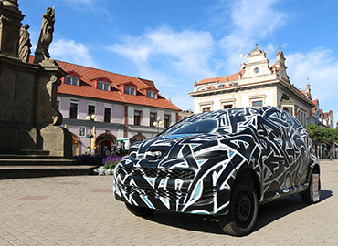 design vozu peugeot při příležitosti TPCArt